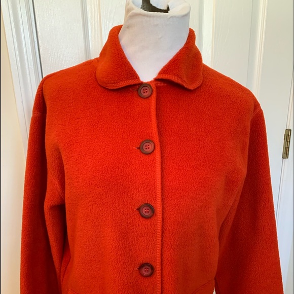 Palmetto’s Jacket button down Sz S orange/red color. - Picture 4 of 13